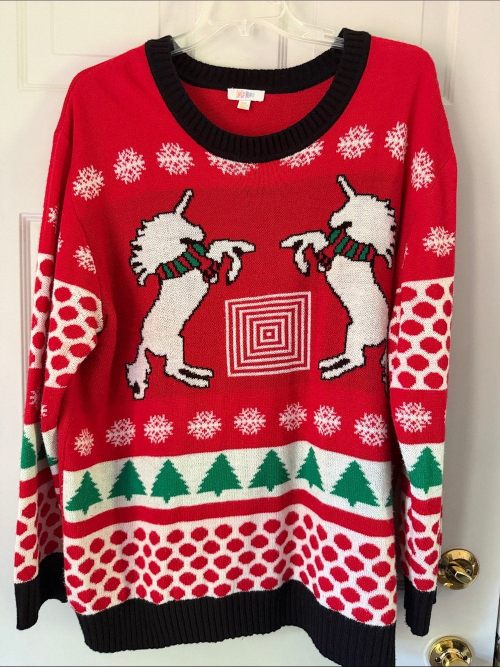 Unicorn Holiday Crewneck Sweater